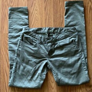 Green work pants